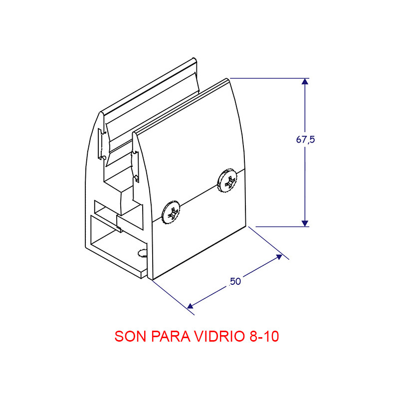 PINZA BARANDILLA 511 NEGRA TC - detalle 2