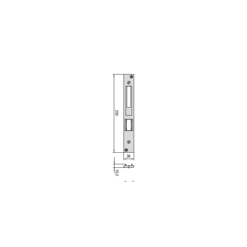 CERRADERO CENTRAL REGULABLE CE MULTITOP 06463.82.0 CS - detalle 2