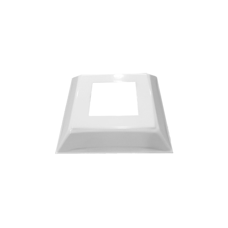 EMBELLECEDOR PIE BARANDILLA BLANCO 30X30 MR
