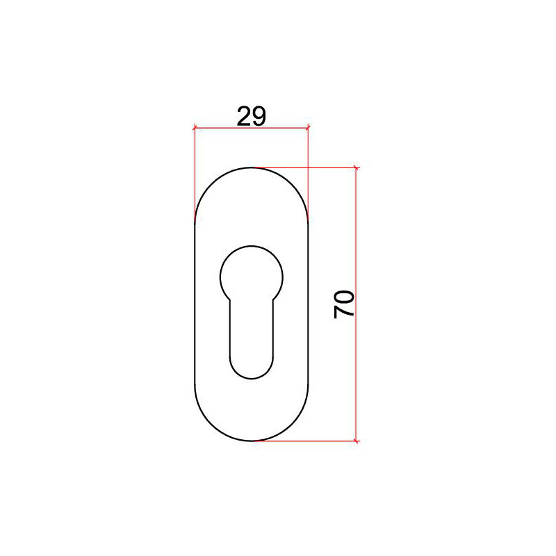 EMBELLECEDOR CILINDRO 9010 NEGRO 3X50 UDS NYLON MR - detalle 2