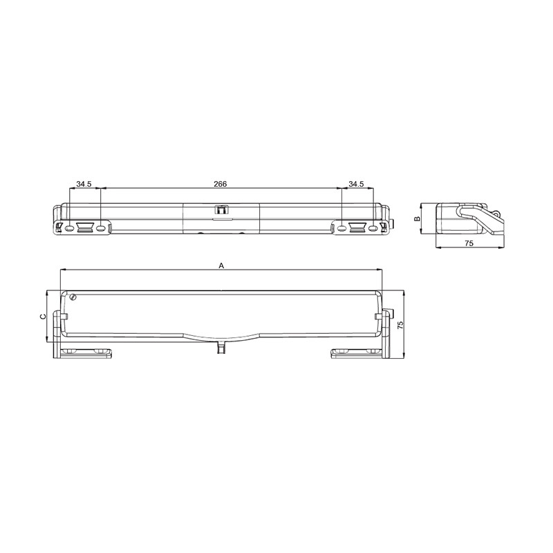 MOTOR CADENA KATO 253 6030082 PLATA RAL 7047 230V TL - detalle 2