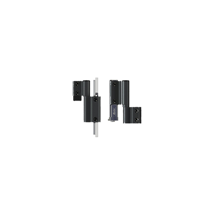 JGO BISAGRAS GALICUBE 1414AI NEGRA 2 HOJA REGULABLE 150KG FP