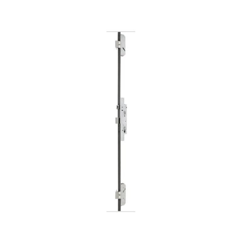 CERRADURA 3 PUNTOS FRENTE PLANO MULTITOP 49526.30 NEGRA CS