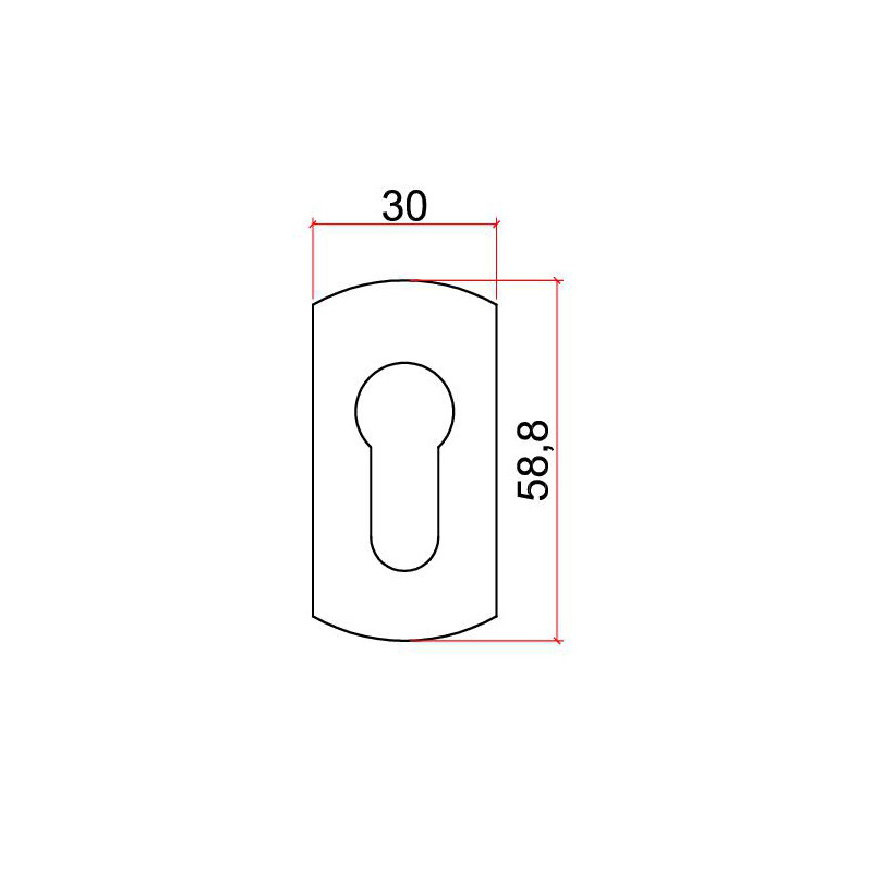 EMBELLECEDOR CILINDRO 9020 NEGRO 3X50 UDS NYLON MR - detalle 2