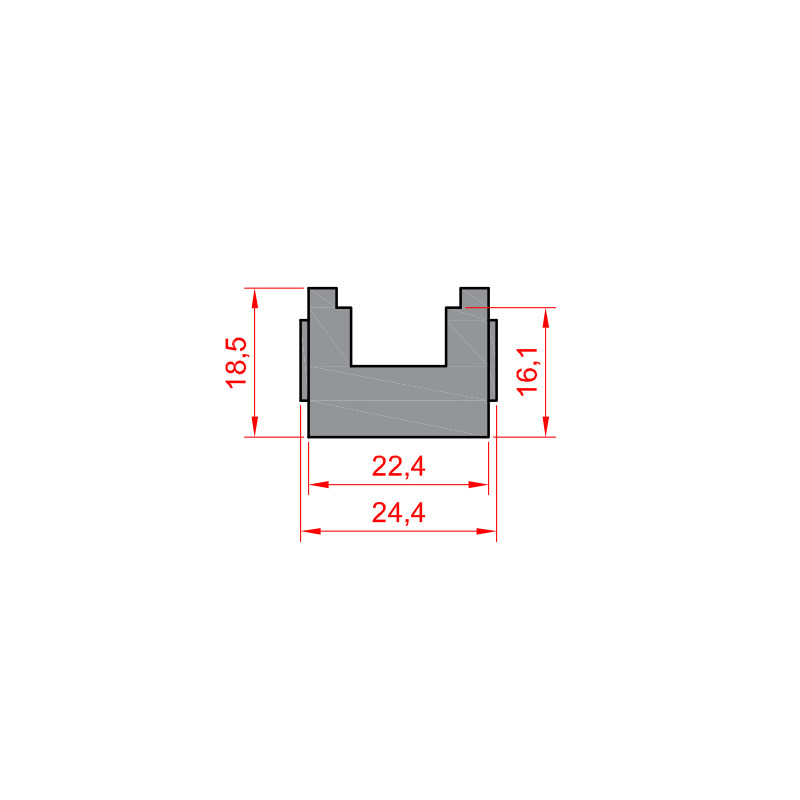 CALCE 3602516 MULTIPUNTO APOYO CREMONA TR SERIE E 75 EXTRUAL PG - detalle 2