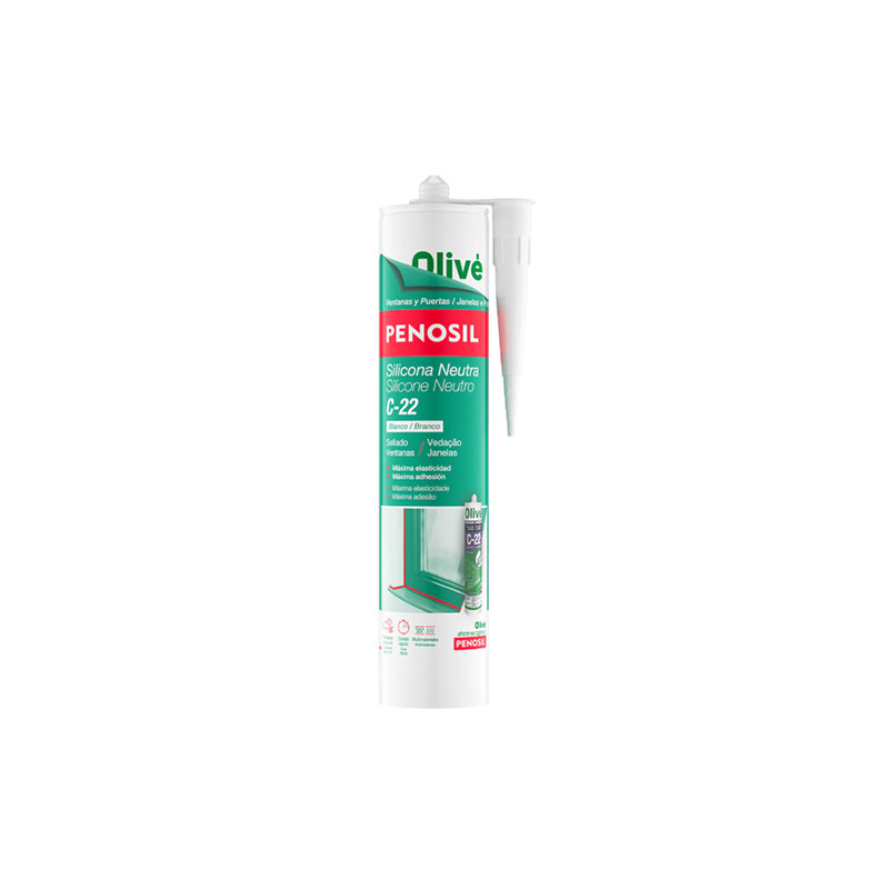 SILICONA NEUTRA C 22 NEGRA 300ML OQ