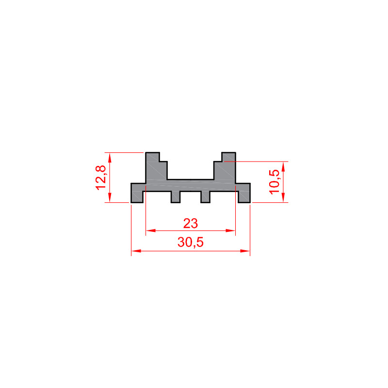 CALCE 3603111 MULTIPUNTO APOYO CREMONA TR PG MINIMALISTA AL 83ALCAR CPT 70 EXTOL - detalle 2