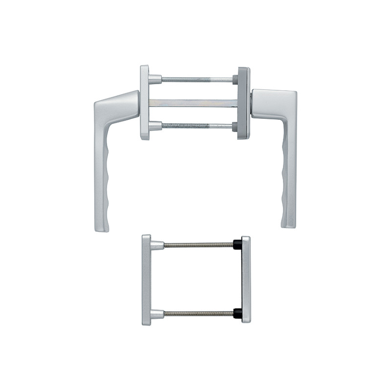 Manilla multifunción doble embellecedores Toulon 11669093 anodizado plata HP