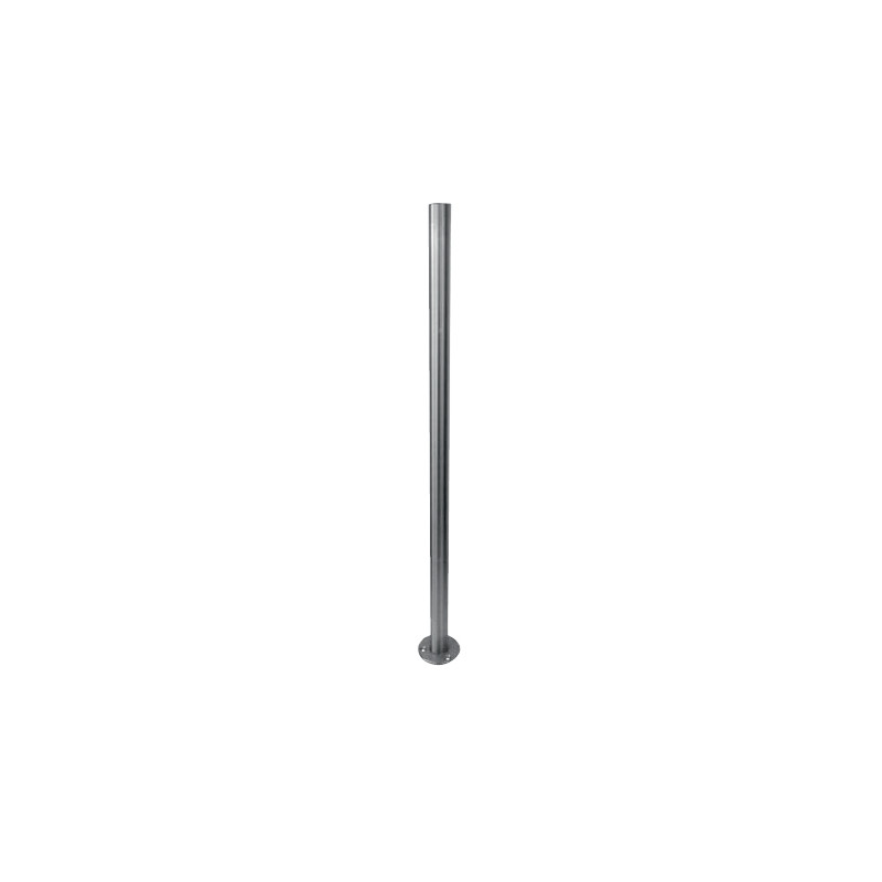 POSTE LISO 38.1530 ISA E0042 INOX SATINADO AISI 304 TUBO 42 4MM IN