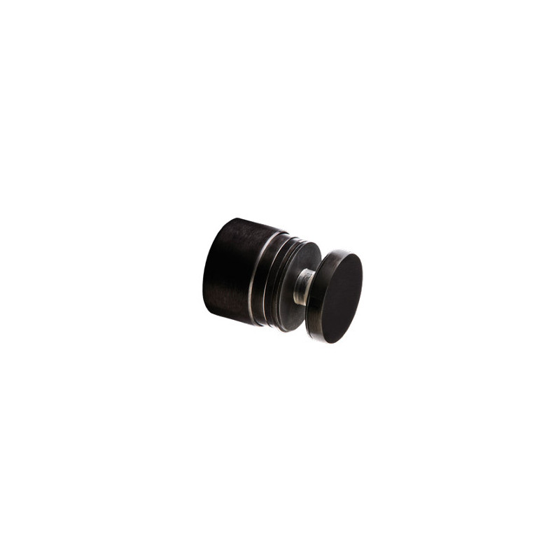 BOTON REGULABLE D50x40 50MM A350 NEGRO AISI 316 VIDRIO 8 21 52MM HE