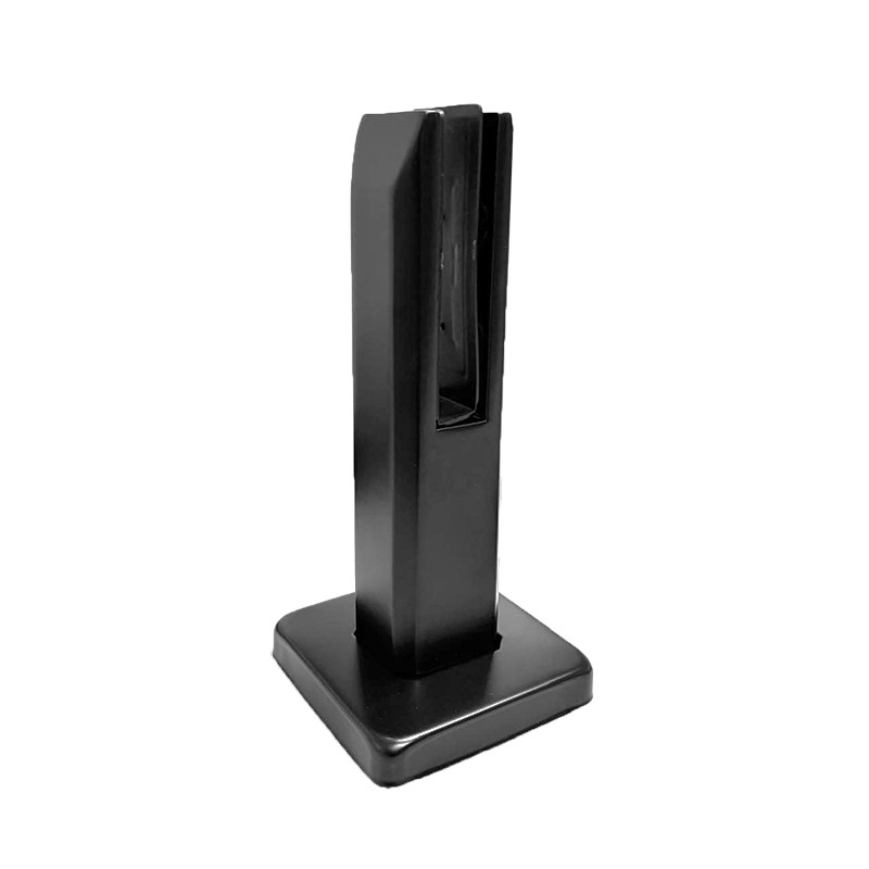 PINZA BARANDILLA SP 220 NEGRA AISI 316 VIDRIO 12 16MM CALCE HE