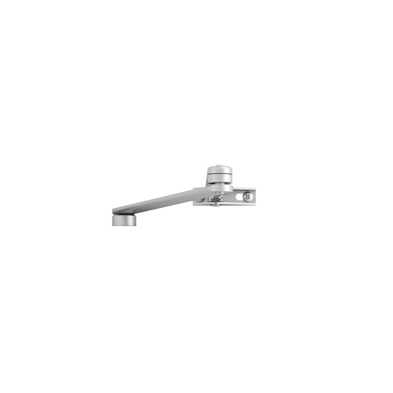 BRAZO CON RETENCION DCL141 PLATA PARA CIERRAPUERTAS DC140 TS