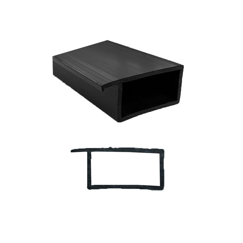 PERFIL PREMARCO DE 50 PVC RIGIDO NEGRO TE 24x3