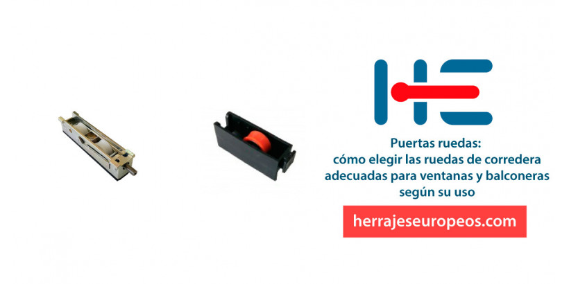 Puertas ruedas: cómo elegir las ruedas de corredera adecuadas para ventanas y balconeras según su uso