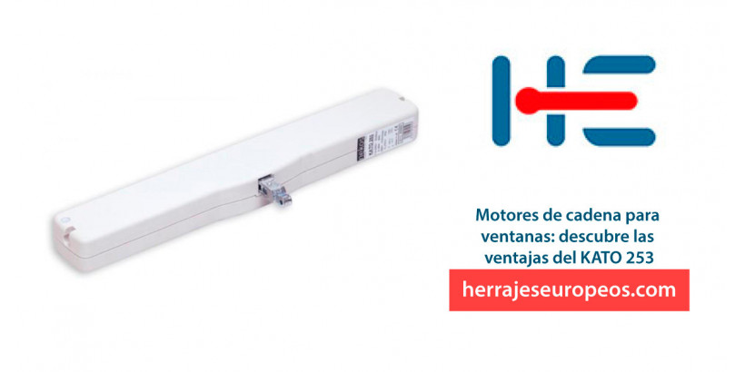 Motores de cadena para ventanas: descubre las ventajas del KATO 253