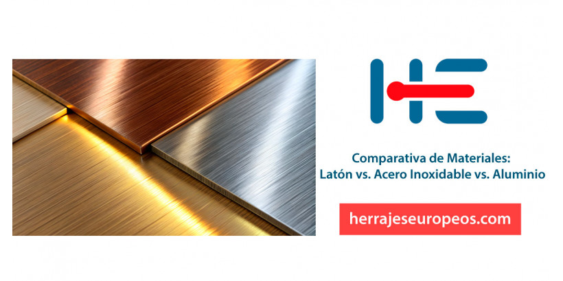 Comparativa de Materiales: Latón vs. Acero Inoxidable vs. Aluminio