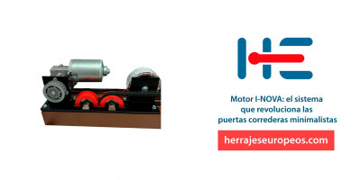 Motor I-NOVA: el sistema que revoluciona las puertas correderas minimalistas