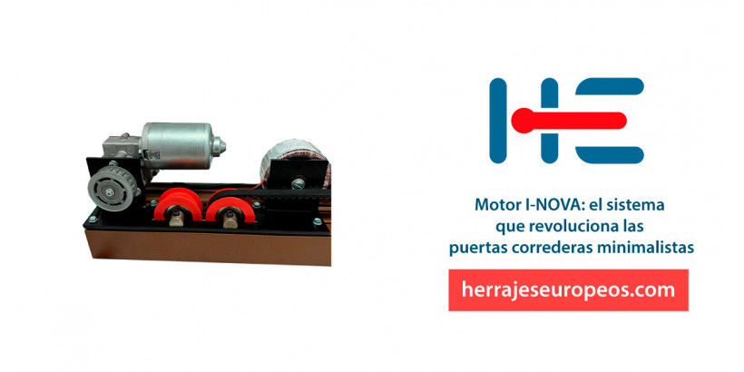 Motor I-NOVA: el sistema que revoluciona las puertas correderas minimalistas