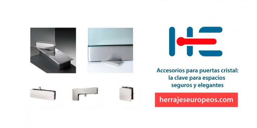 Accesorios para puertas cristal: la clave para espacios seguros y elegantes