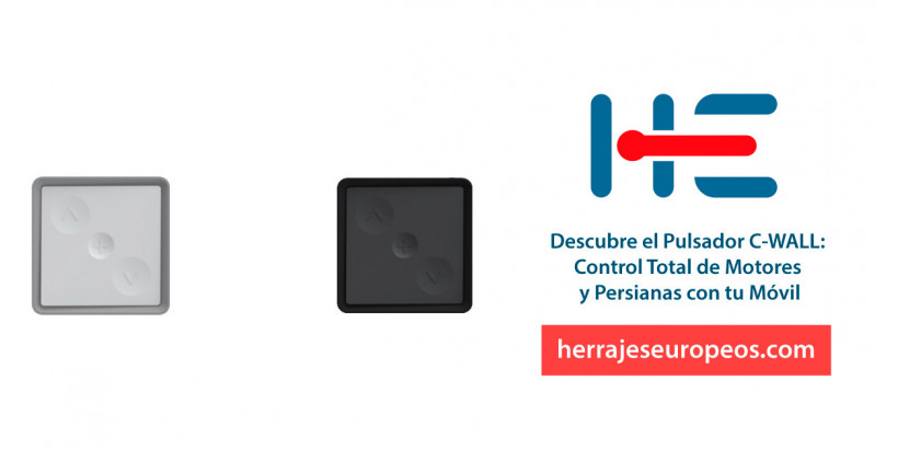 Descubre el Pulsador C-WALL: Control Total de Motores y Persianas con tu Móvil