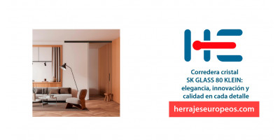 Corredera cristal SK GLASS 80 KLEIN: elegancia, innovación y calidad en cada detalle Corredera cristal SK GLASS 80 KLEIN: elegancia, innovación y calidad en cada detalle